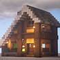 Minecraft Wooden House Schematic