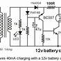 12v Automatic Emergency Light Circuit Diagram