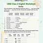 Std 2 English Worksheet