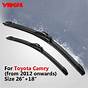 Windshield Wipers For Toyota Camry 2012