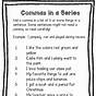 Worksheets Commas In A Series