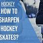 Ice Hockey Skate Sharpening Chart