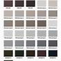 Gray Pantone Color Chart