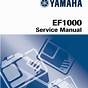 Yamaha Ef1000 Owners Manual