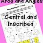 Inscribed Angles Worksheet With Key