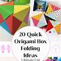 Origami Box Instructions Printable