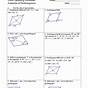 Worksheet On Parallelogram