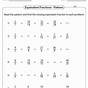 Equivalent Fractions Grade 4 Worksheet