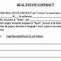 Simple Real Estate Contract Form