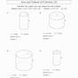 Volume And Surface Area Of Cylinder Worksheet