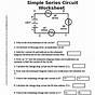Series Circuit Problems Worksheet