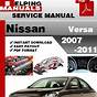 2008 Nissan Versa Owners Manual Pdf