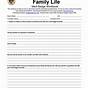 Family Life Merit Badge Worksheet