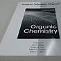 Organic Chemistry Solutions Manual