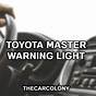 Toyota Camry Master Warning Light