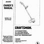 Craftsman 26.5cc Weedwacker 4-cycle Manual