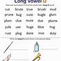 Grade 1 Long U Sound Worksheet