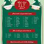 Your Elf Name Chart