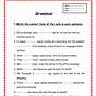 Grammar Worksheets For Kindergarten