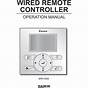 Samsung Wired Remote Controller Manual