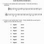 Lesson 5 Note Reading Worksheets Answers