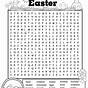 Free Easter Printable Word Search