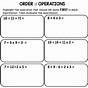 Orders Of Operations Worksheets