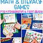 Literacy Games For 1st Grade