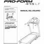 Proform 300 Treadmill Manual