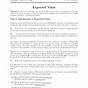 Expected Value Worksheets