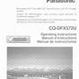 Panasonic Cqdf903u User Manual