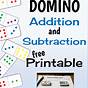Domino Math Worksheet For First Graders