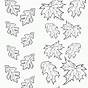 Printable Fall Leaves To Color