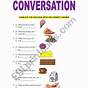Teaching Conversation Skills Worksheets