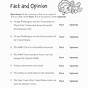 Worksheets On Fact And Opinion