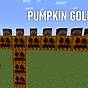 Minecraft Making A Golem With Pumpkin