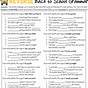 Printable Worksheets For Highschool Students
