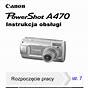 Canon A470 Manual