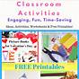 Free Teaching Printables