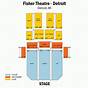 Fisher Theatre Seating Map