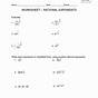 Simplifying Expressions With Exponents Worksheet