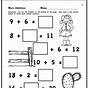 Grade 1 Boomerang Addition Worksheet