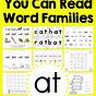 Word Families Printable