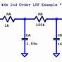 Rc Low Pass Filter Schematic