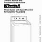 Kenmore High Efficiency Washer Manual