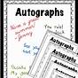 Free Printable Autograph Pages