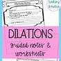 Dilation Grade 8 Worksheet