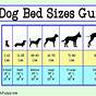 Dog Bed Size Chart By Breed