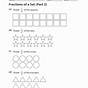 Fractions Of A Set Worksheets Grade 3