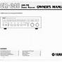 Yamaha Cr 420 Owner's Manual